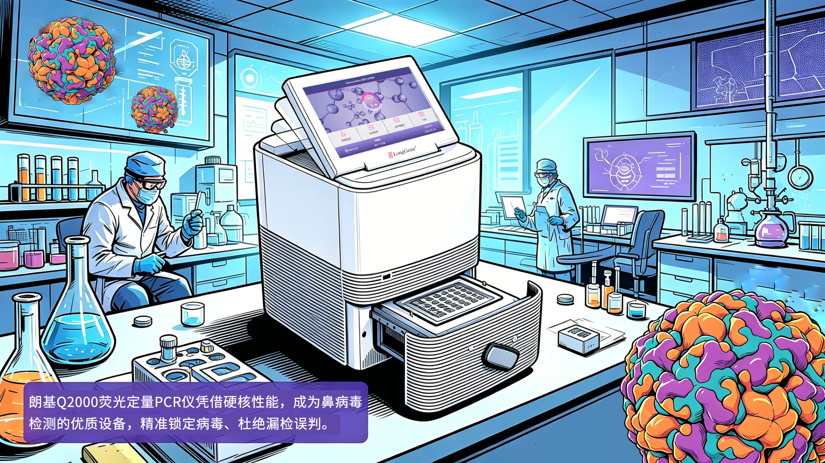 “水泥糊鼻子”！朗基qPCR仪精准揪出元凶鼻病毒